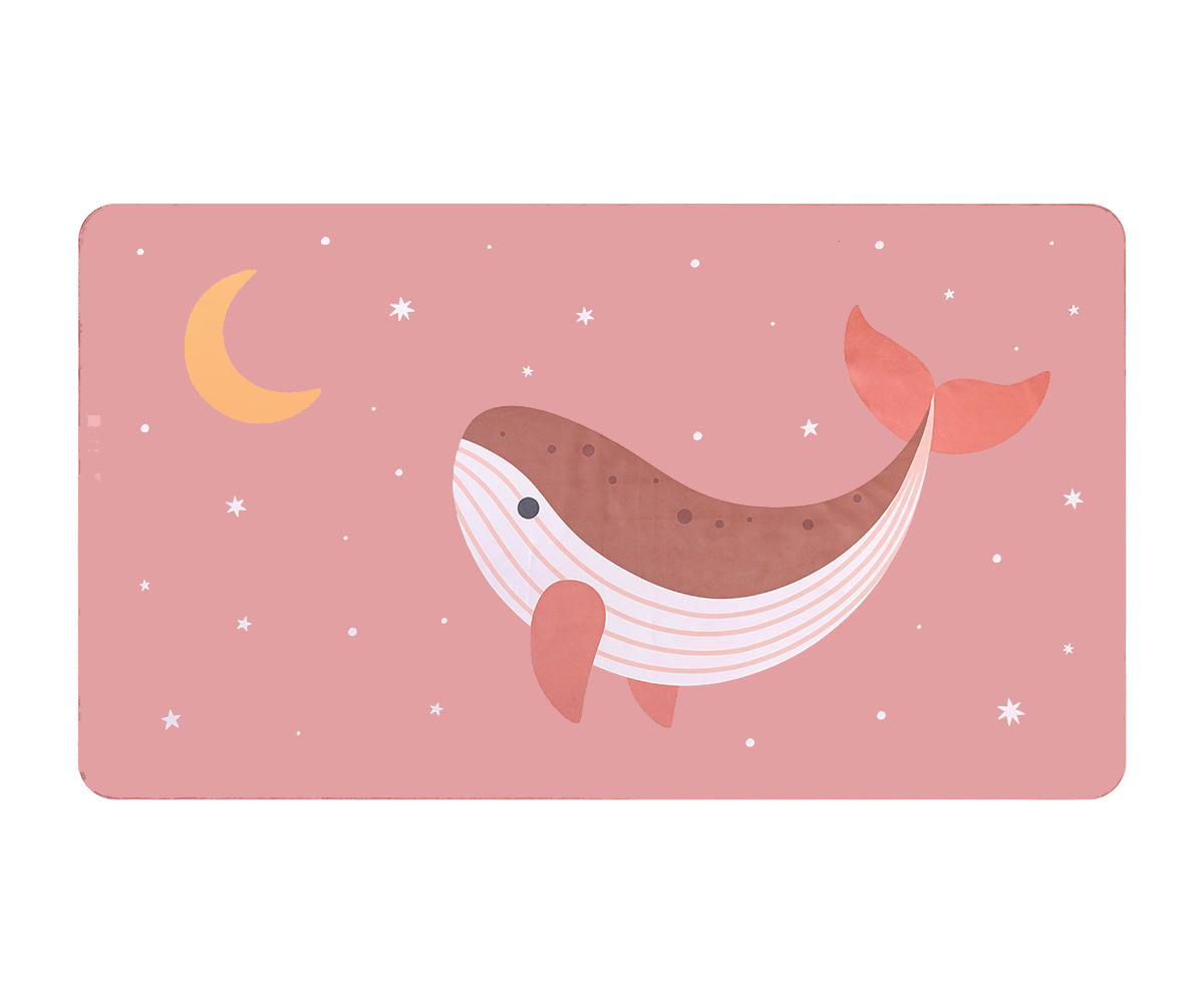 Toalla Playa Microfibra Whale Pink Personalizable Tutete