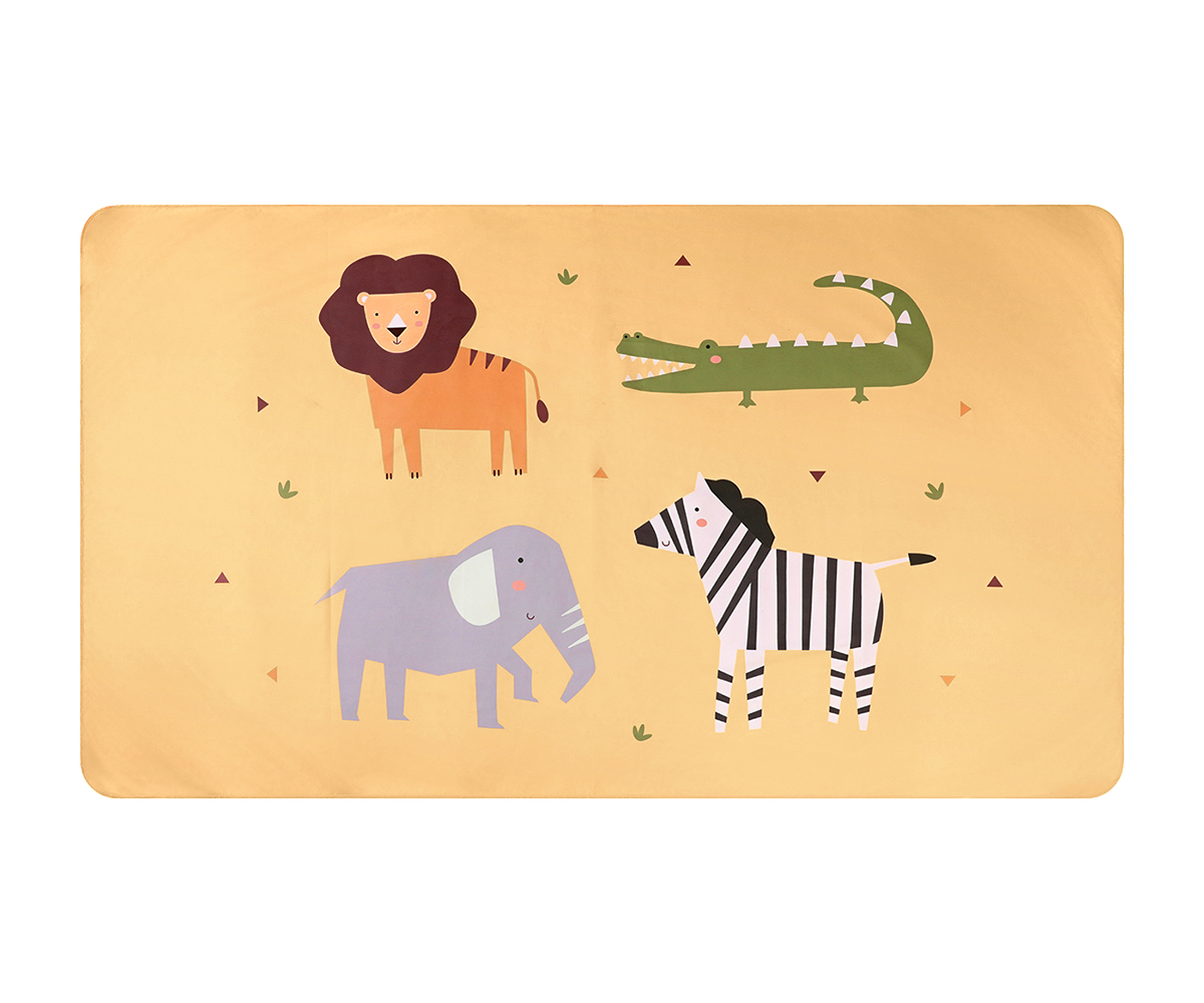 Toalla Playa Microfibra Wild Animals Personalizable Tutete