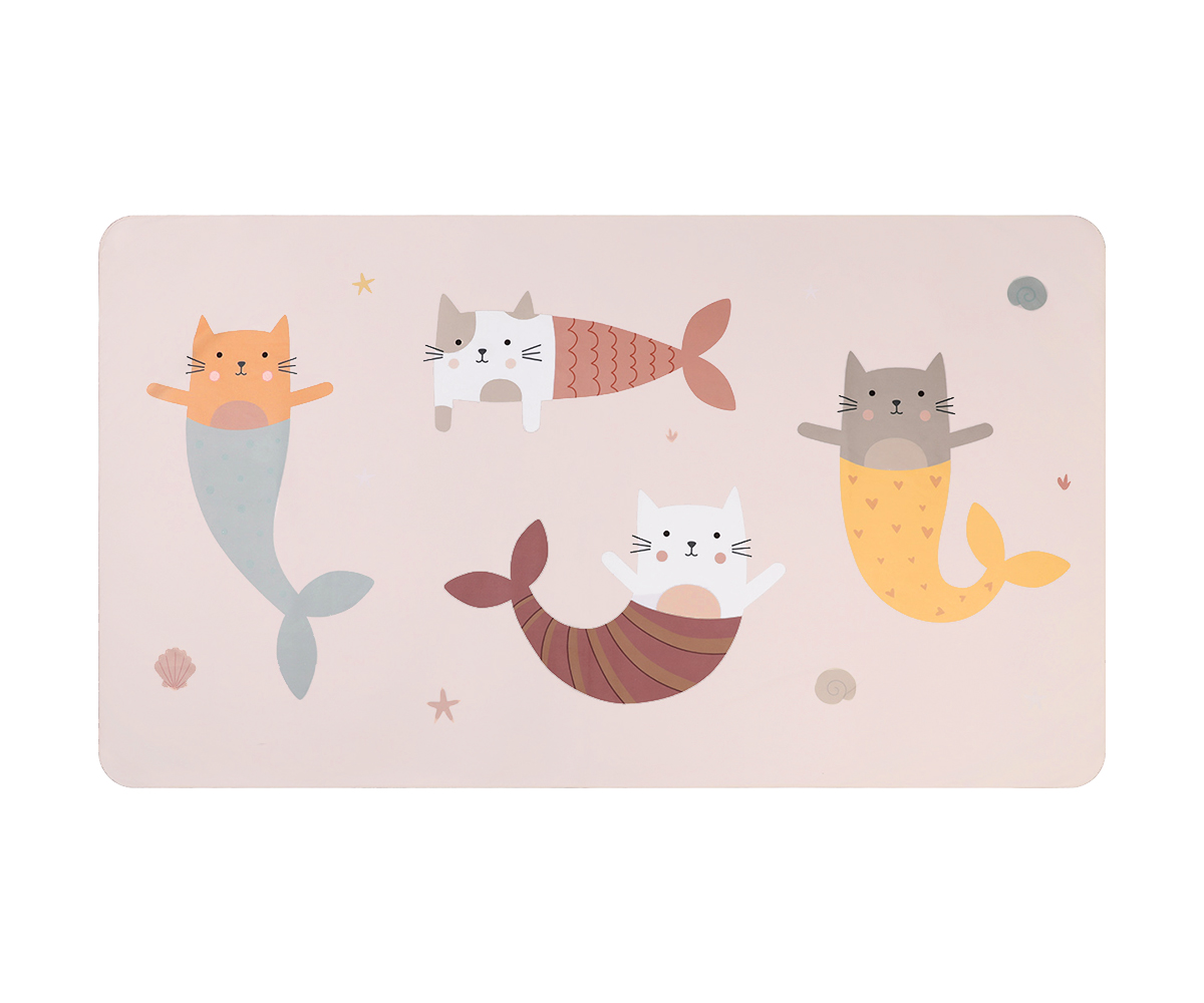 Toalla Playa Microfibra Mermaid Cats Personalizable Tutete
