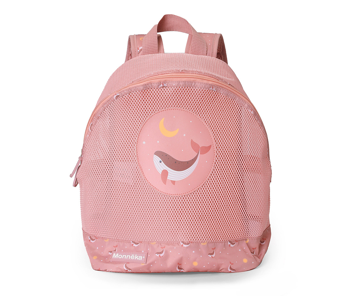 Mochila Infantil Antiarena Whale Pink Tutete