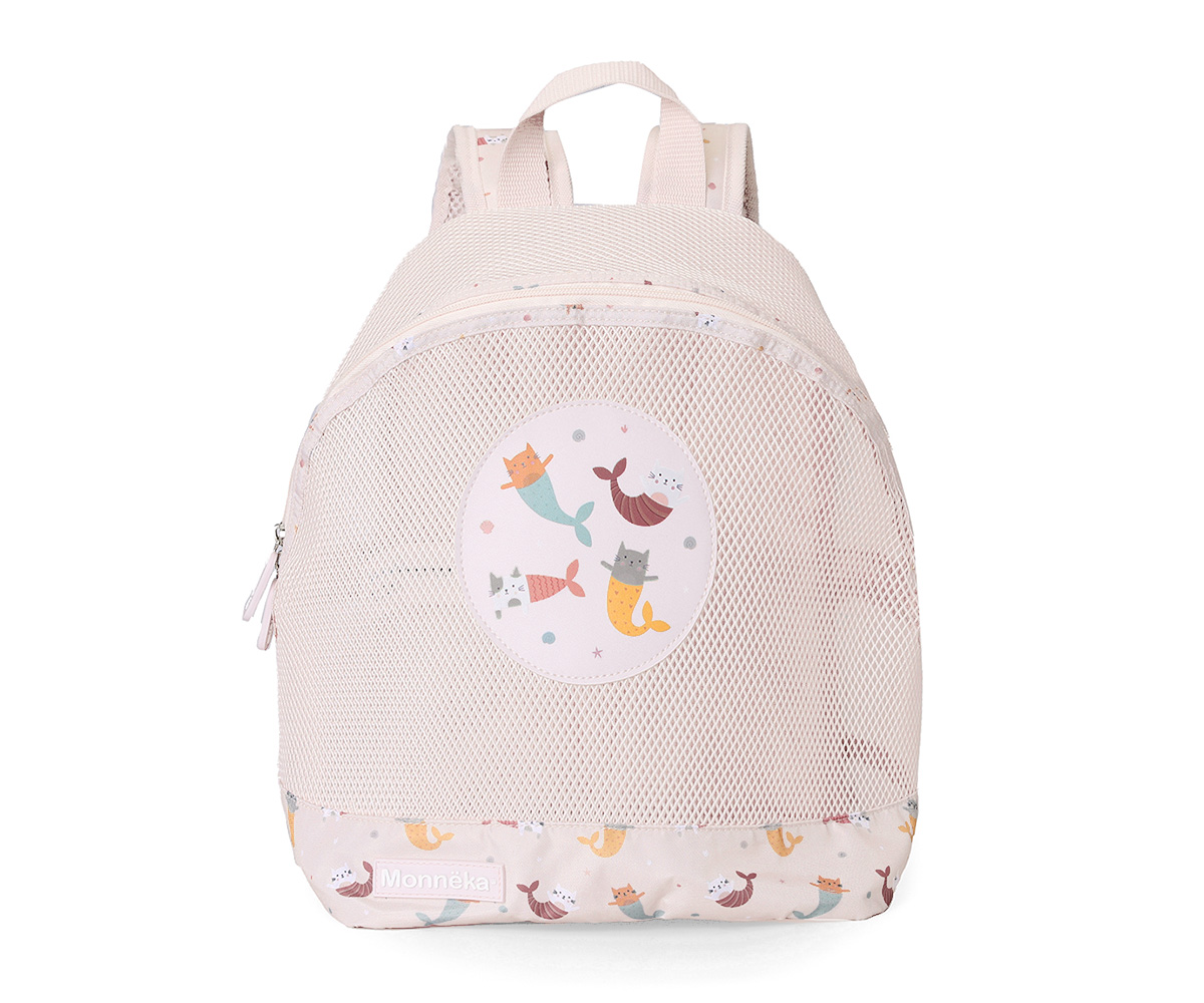 Mochila Infantil Antiarena Mermaid Cats Tutete
