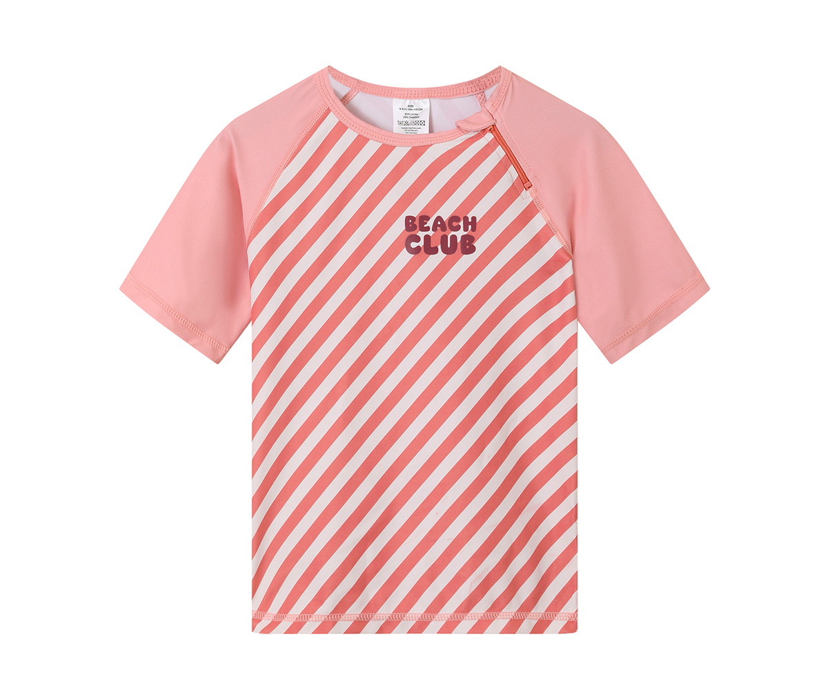 Camiseta Proteccion Stripes Bloom   Blush Tutete