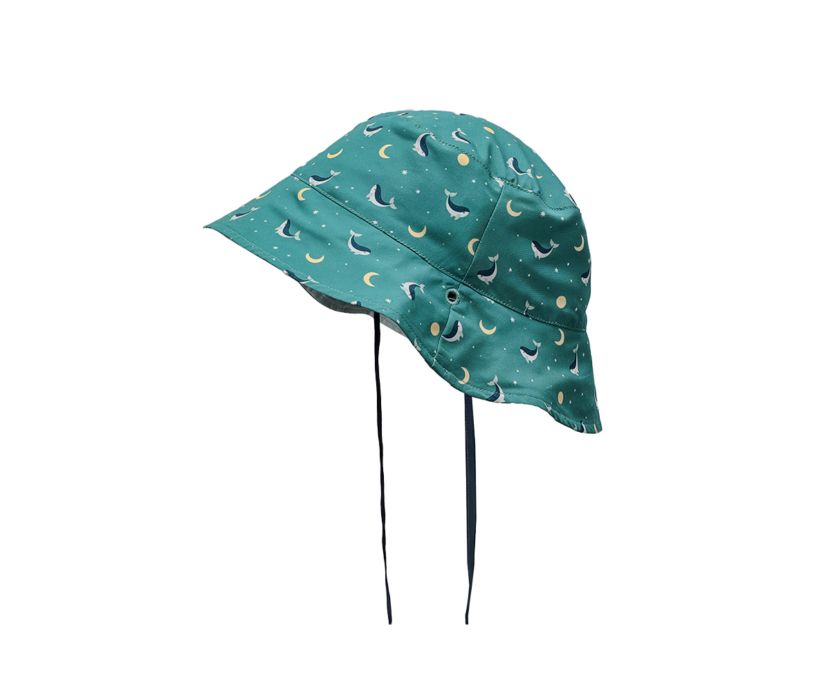 Gorro Reversible Whale Teal Tutete