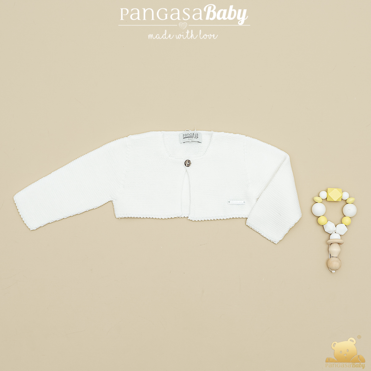 Chaqueta Corta Marfil Pangasa