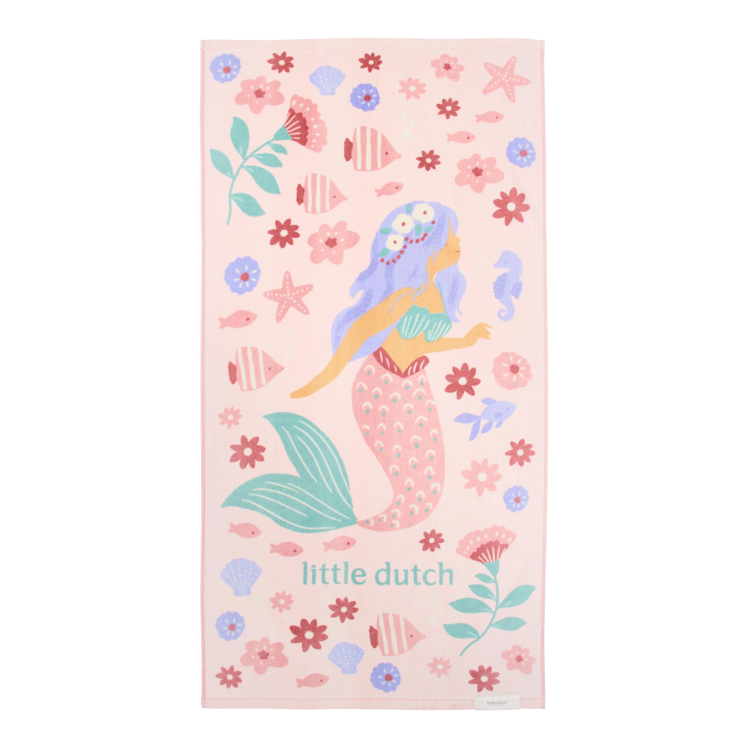 Toalla Mermaid 60x120 Little Dutch