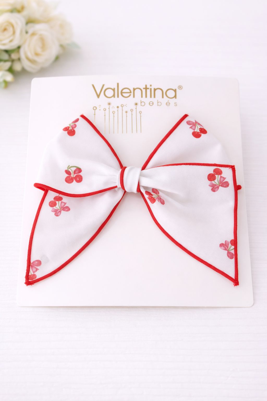 Lazo Pelo Loving Cherries Valentina Bebes