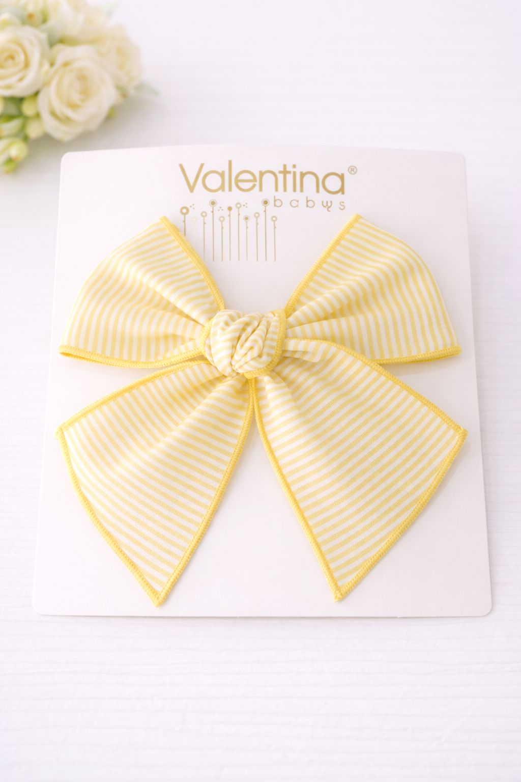 Lazo Pelo Yellow Duck Valentina Bebes