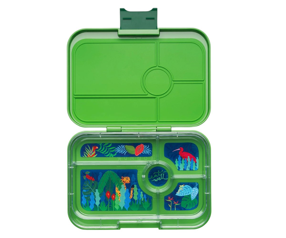 Caja Almuerzo Green Jungla Try 5 Compartimentos Yumbox