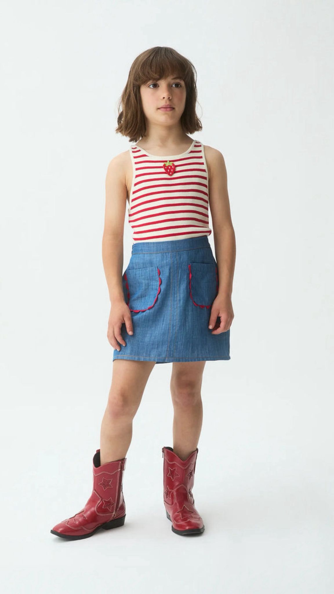 Conjunto Falda Fresa CompaÑia Fantastia