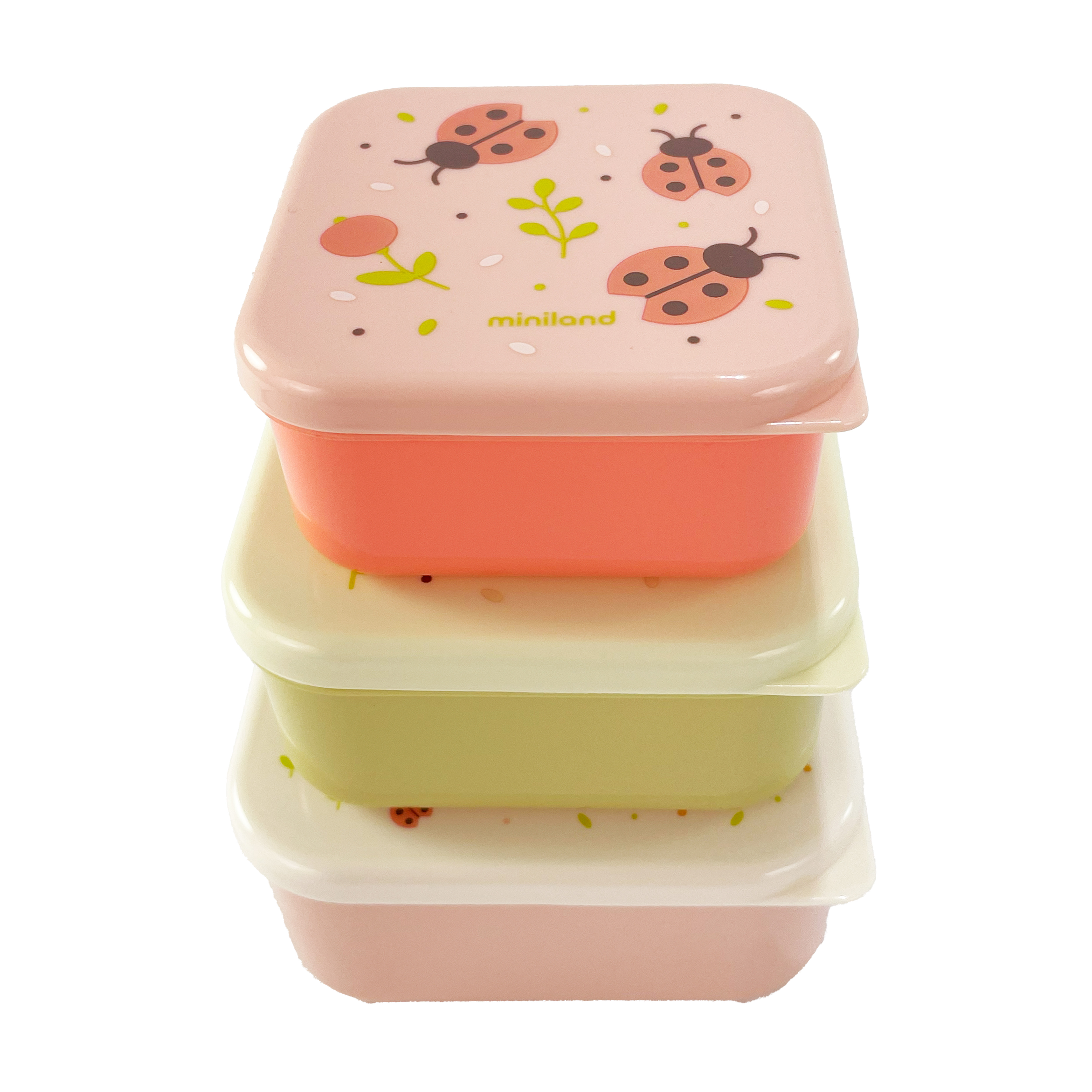 Cajitas De Almerzo Snack Box 3 Butterfly Miniland