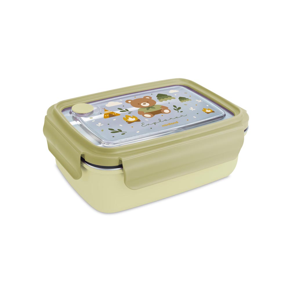 Steel Lunchbox  800ml Explorer Miniland
