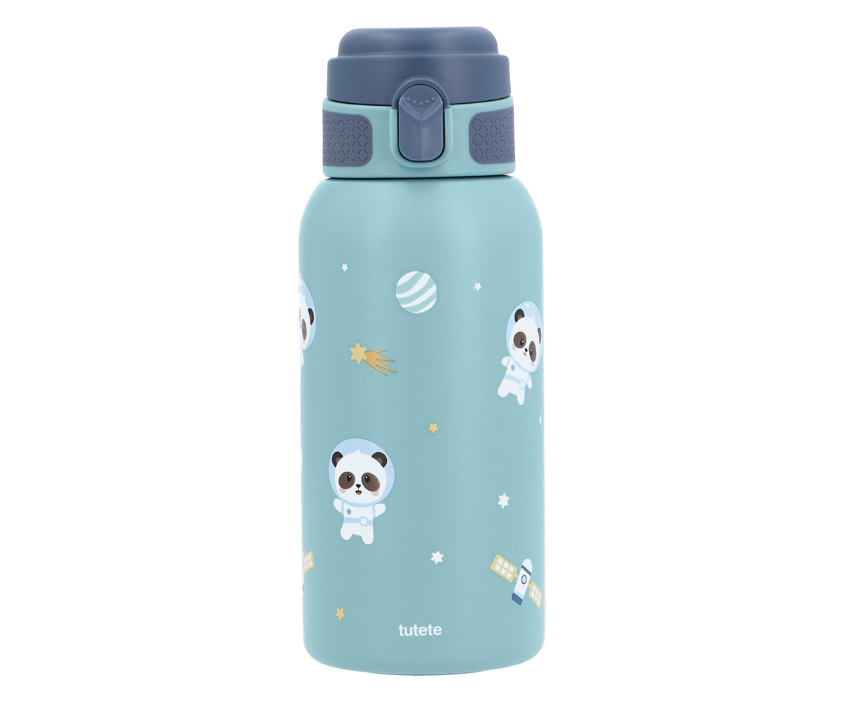 Botella De Acero Termica Pandas In Space 500ml Tutete