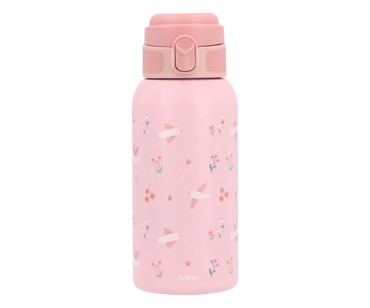 Botella De Acero Termica Blossom Birds 500ml Tutete