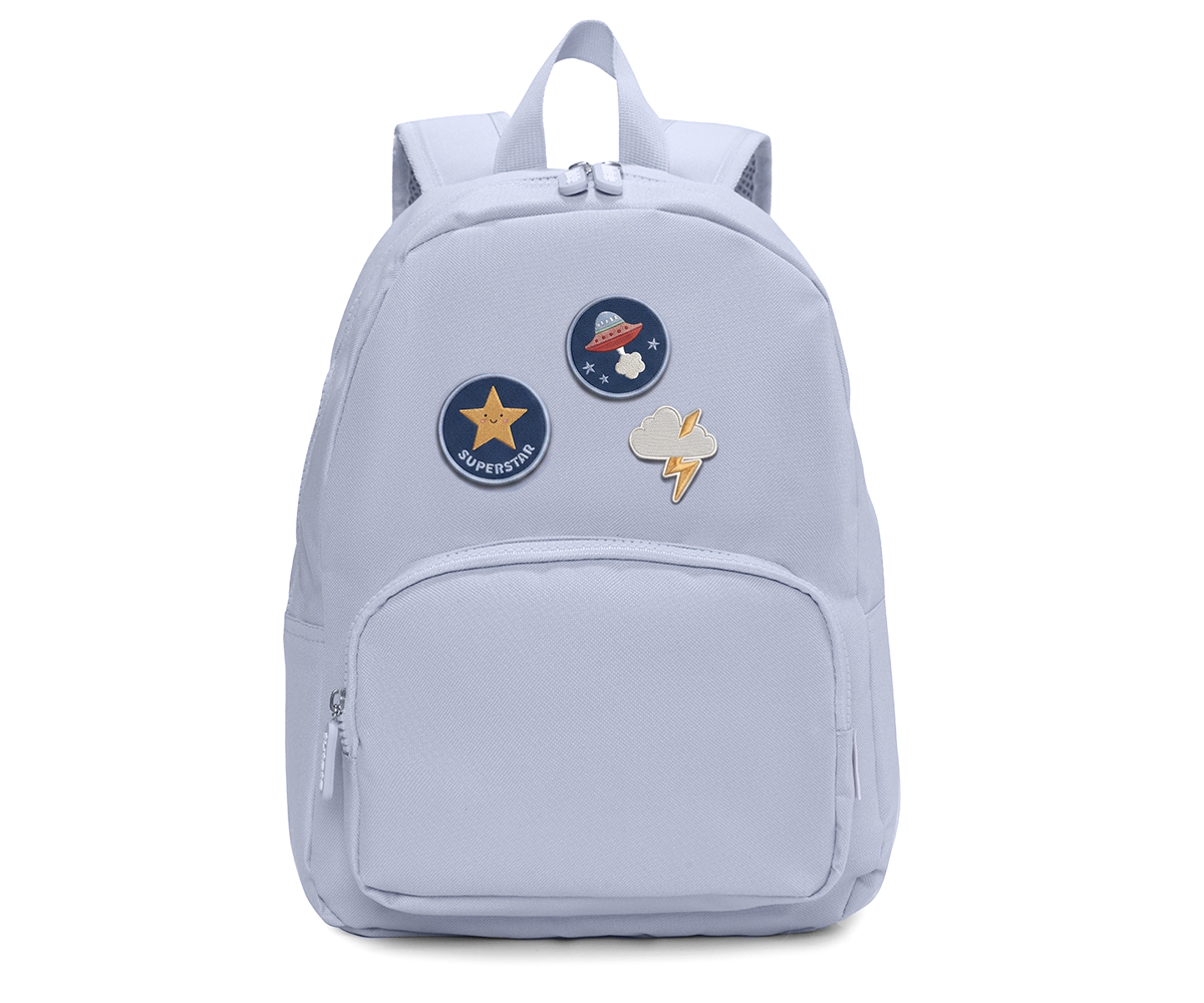 Mochila Solid Color Maine+6 Parches Tutete