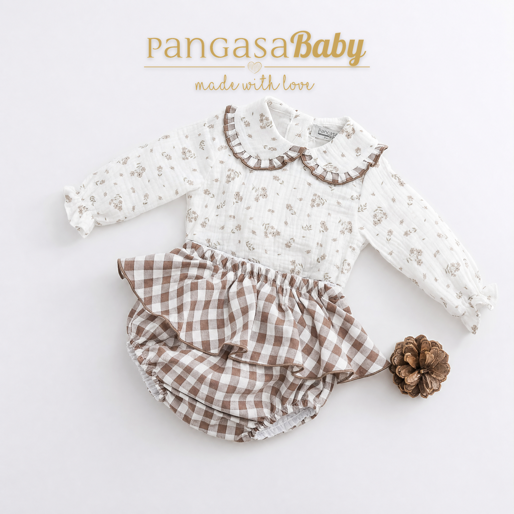 Conjunto Braguita Chocolate Pangasa