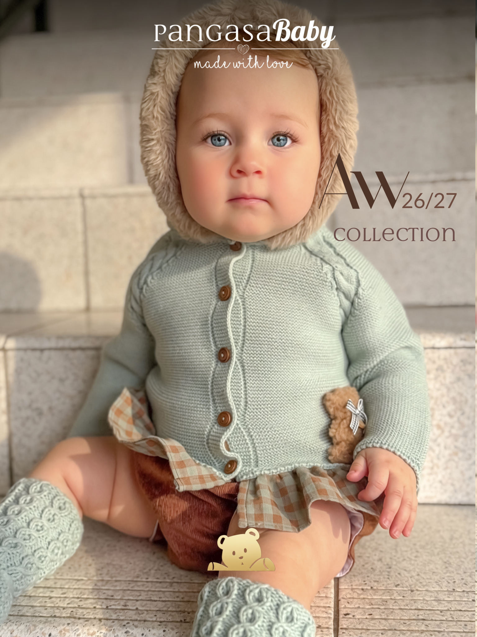 Conjunto Braguita Vichy Verde Mint Pangasa