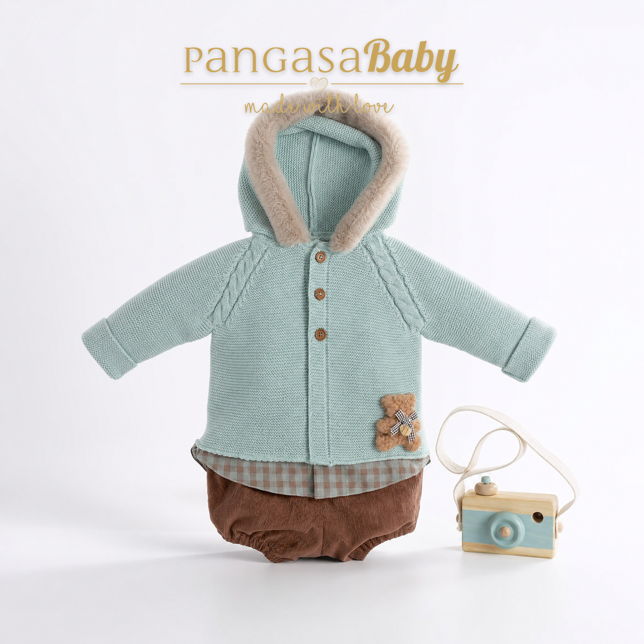Conjunto Ranita Verde Mint Pangasa