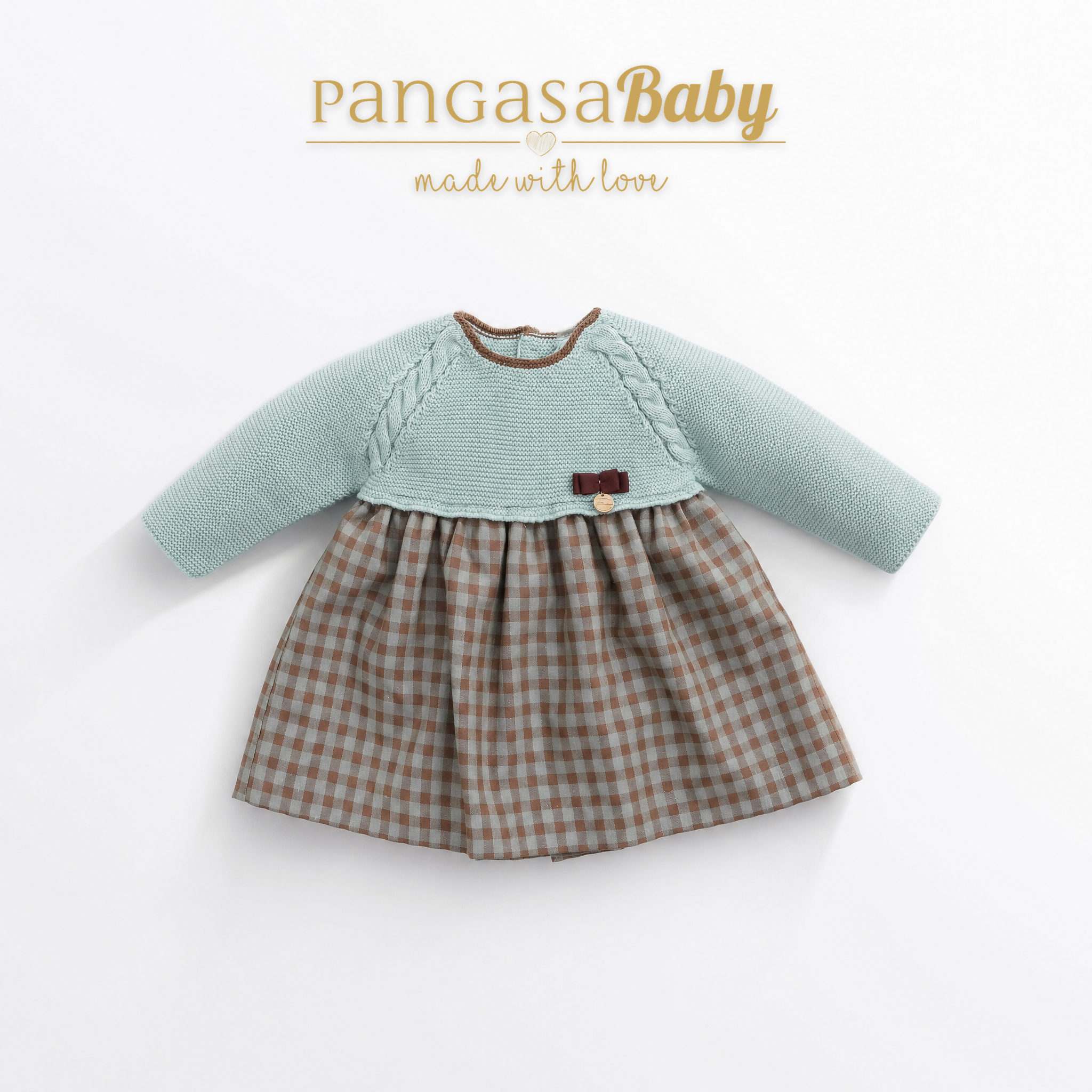 Vestido Vichy Mint Verde Mint Pangansa