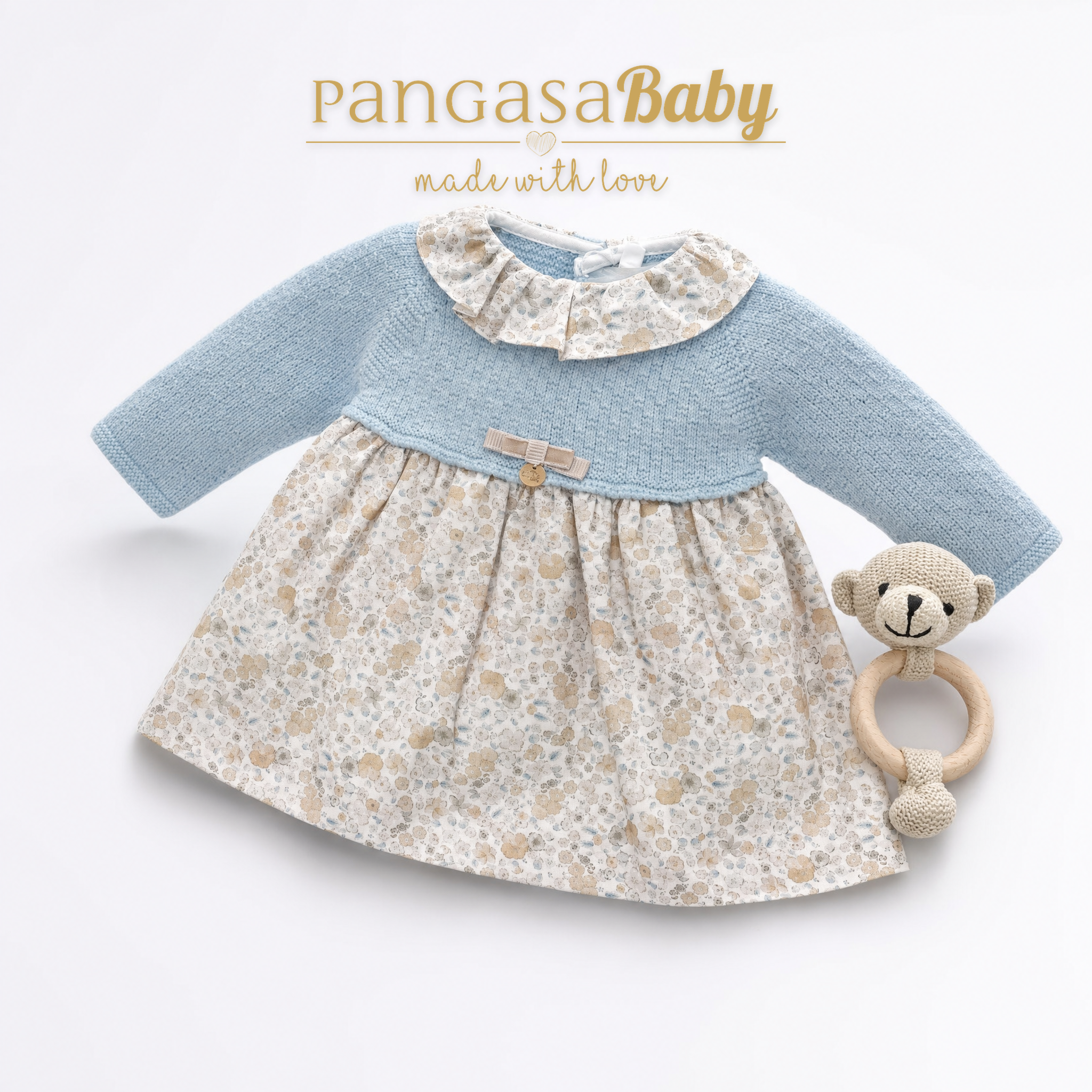 Vestido Sand Celeste Empolvado Pangasa