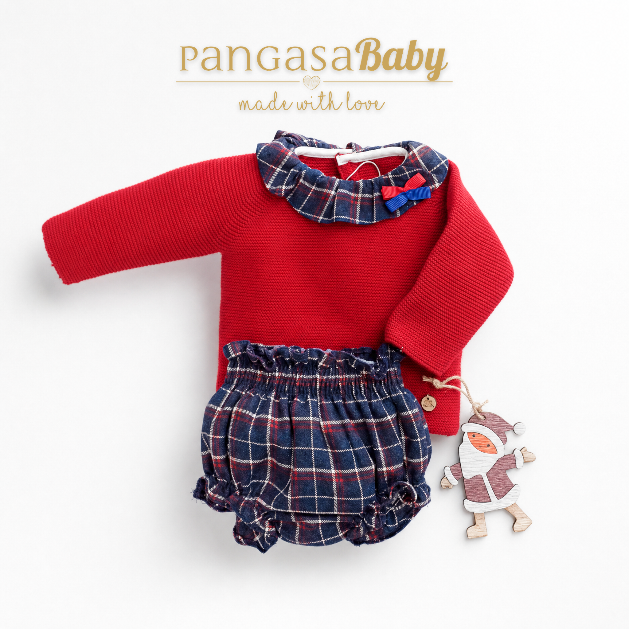 Conjunto Braguita Rojo Pangasa