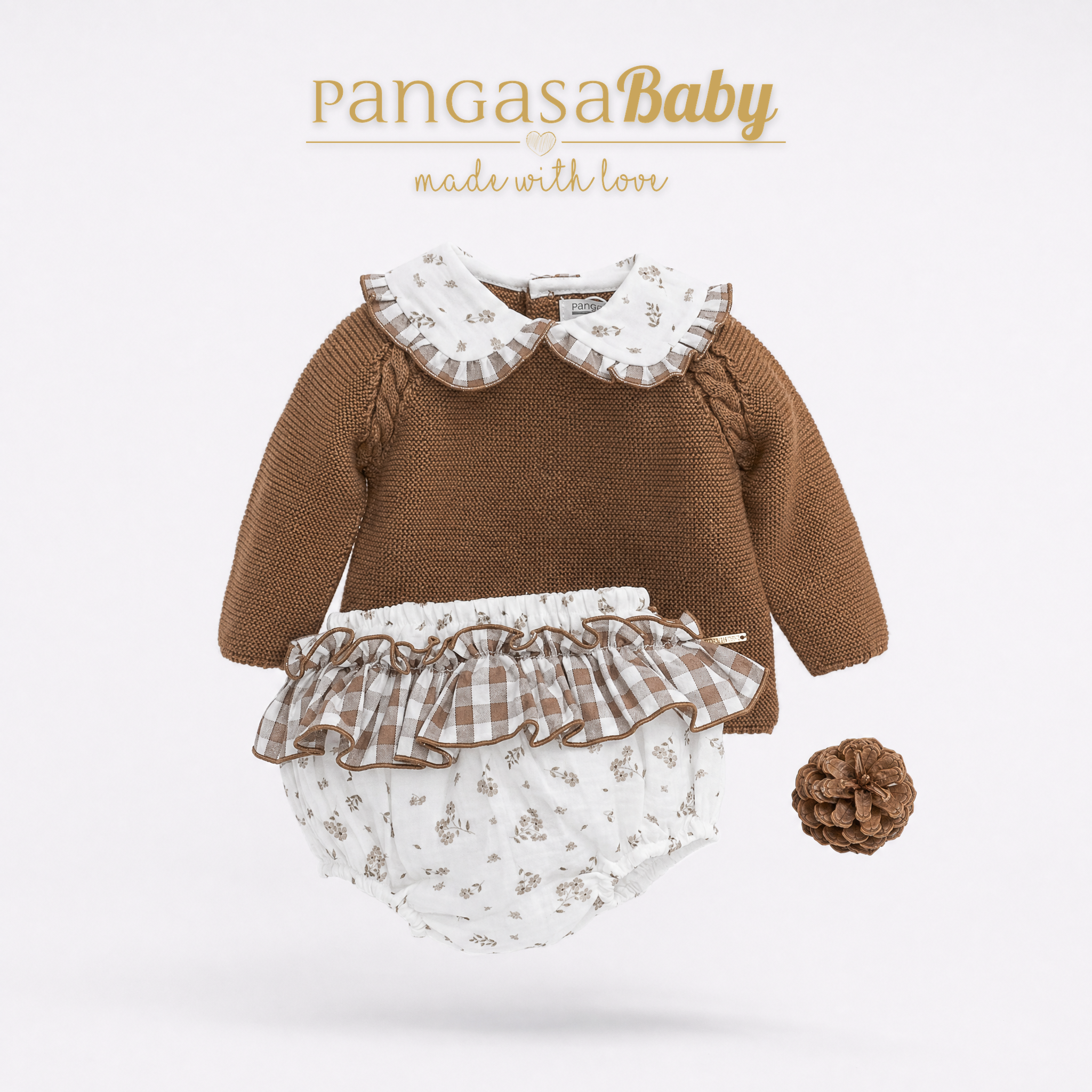 Conjunto Braguita Chocolate Pangasa