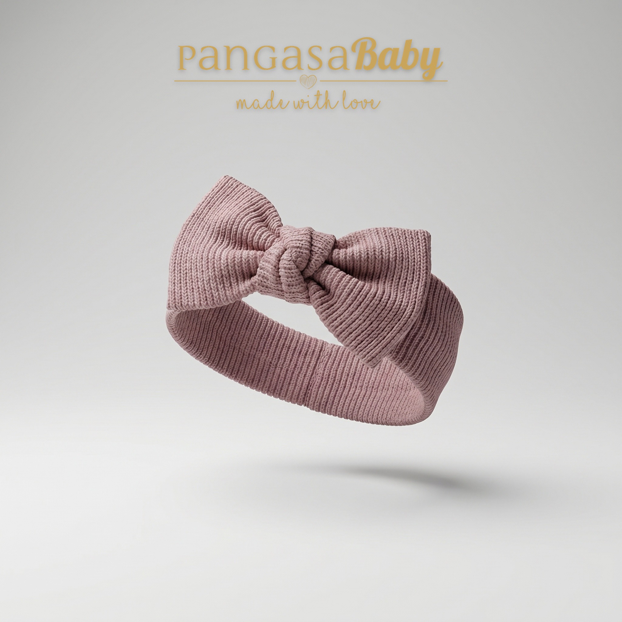Diadema Lana Rosa Vintage Pangasa