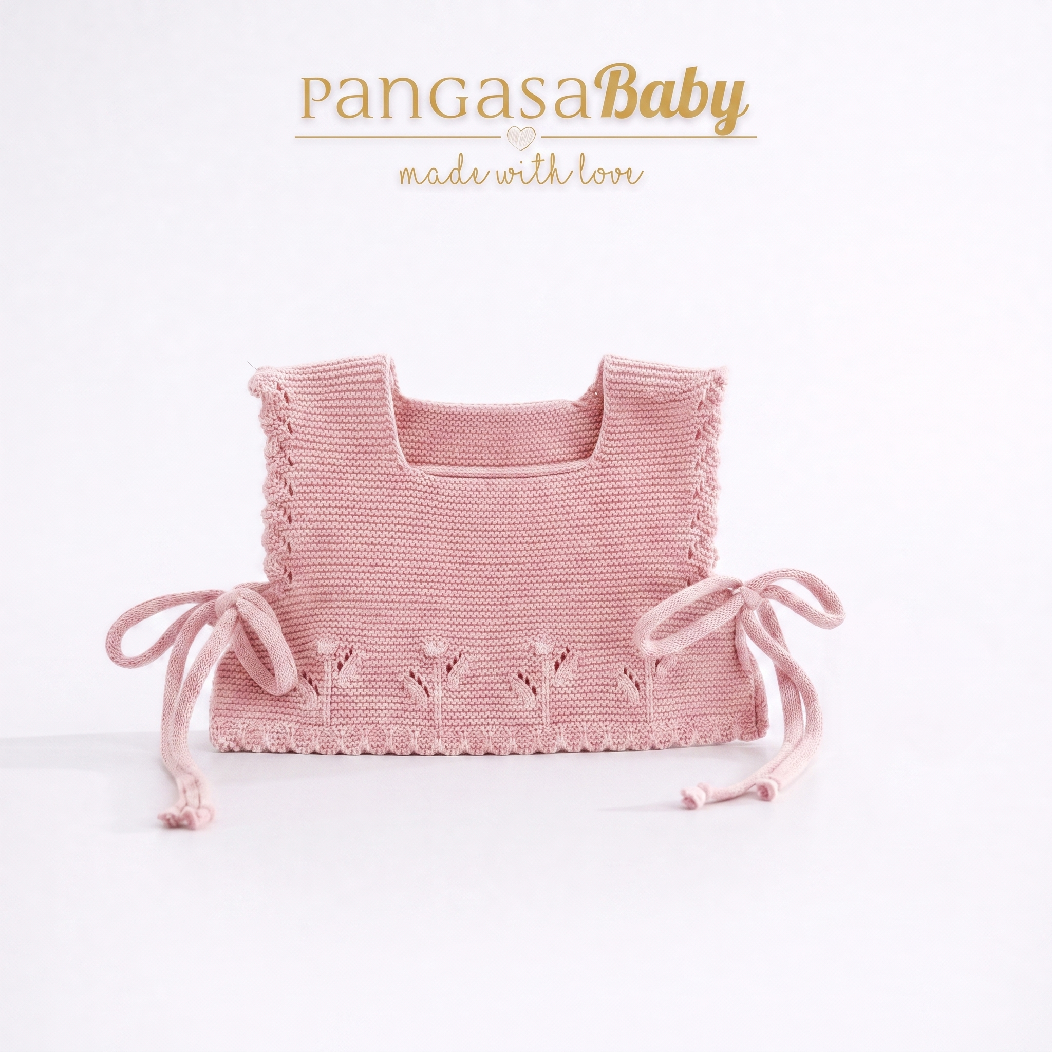 Chaleco Punto Rosa Empolvado Pangasa