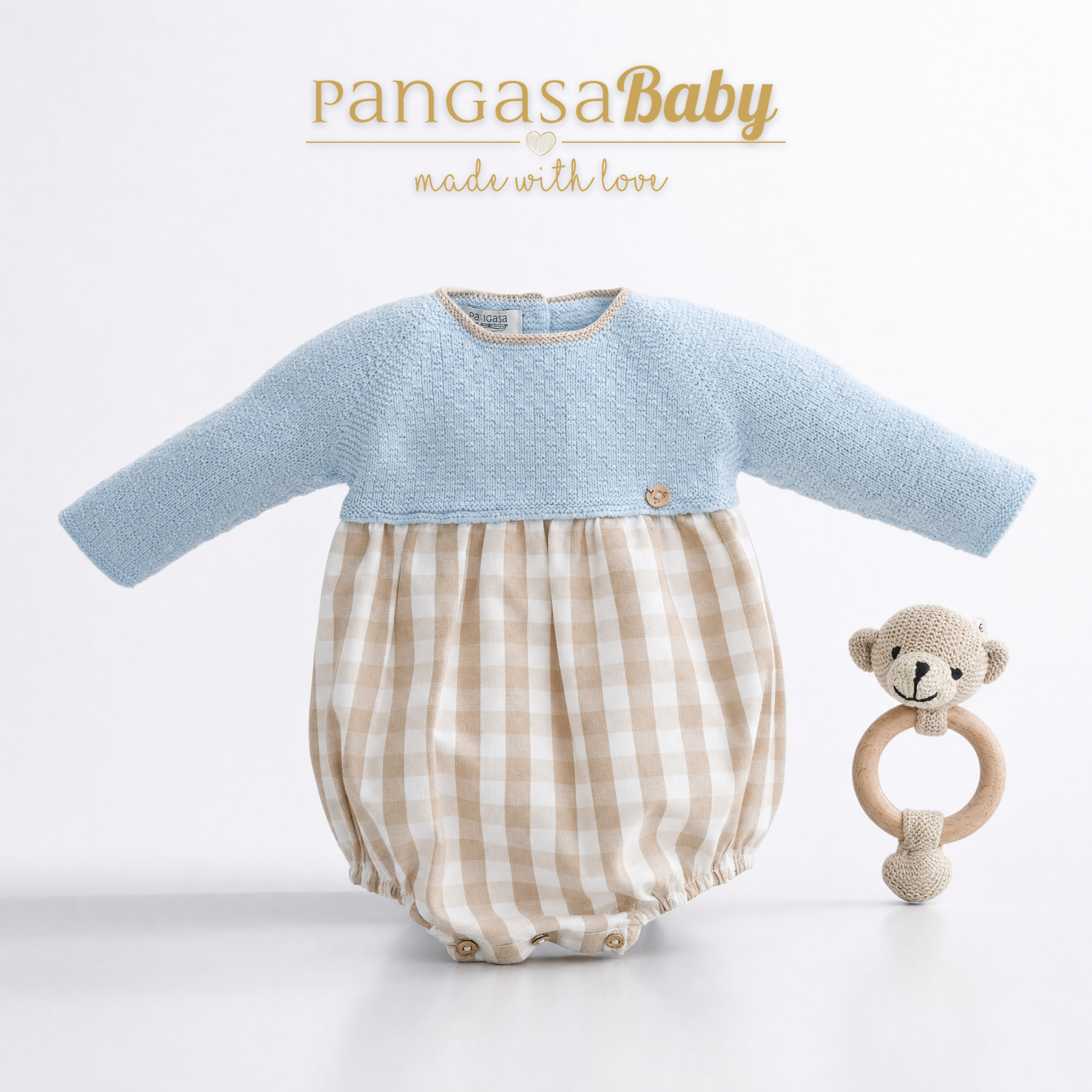 Pelele Sand Celeste Empoplvado Pangasa