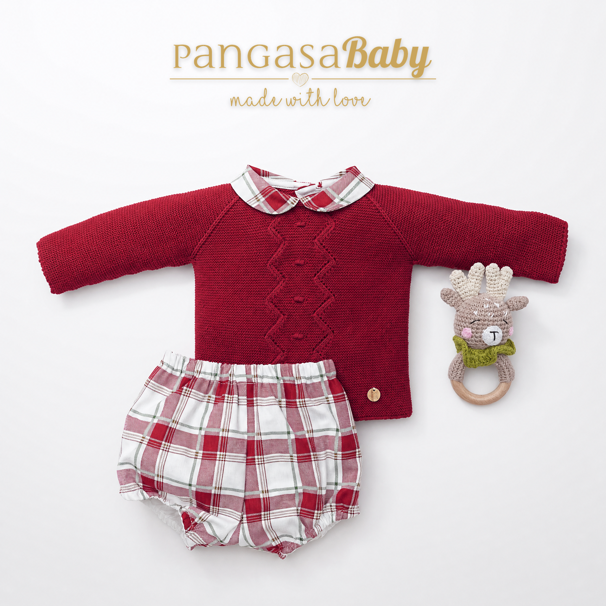 Conjunto Braguita Cherry Cereza Pangasa