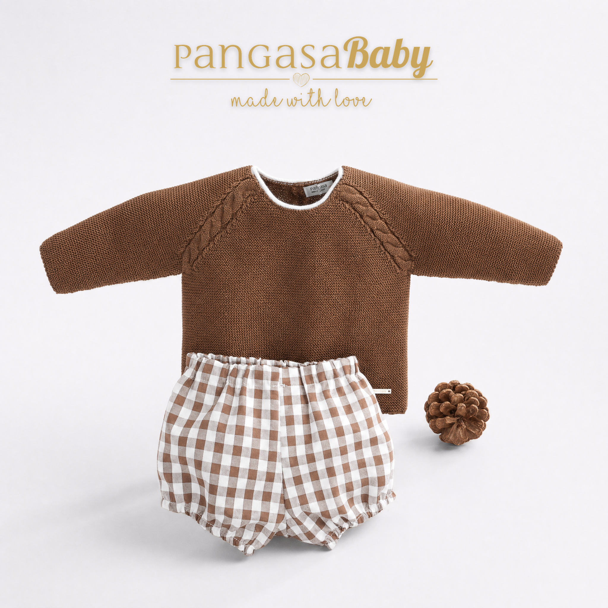Conjunto Ranita Chocolate Pangasa