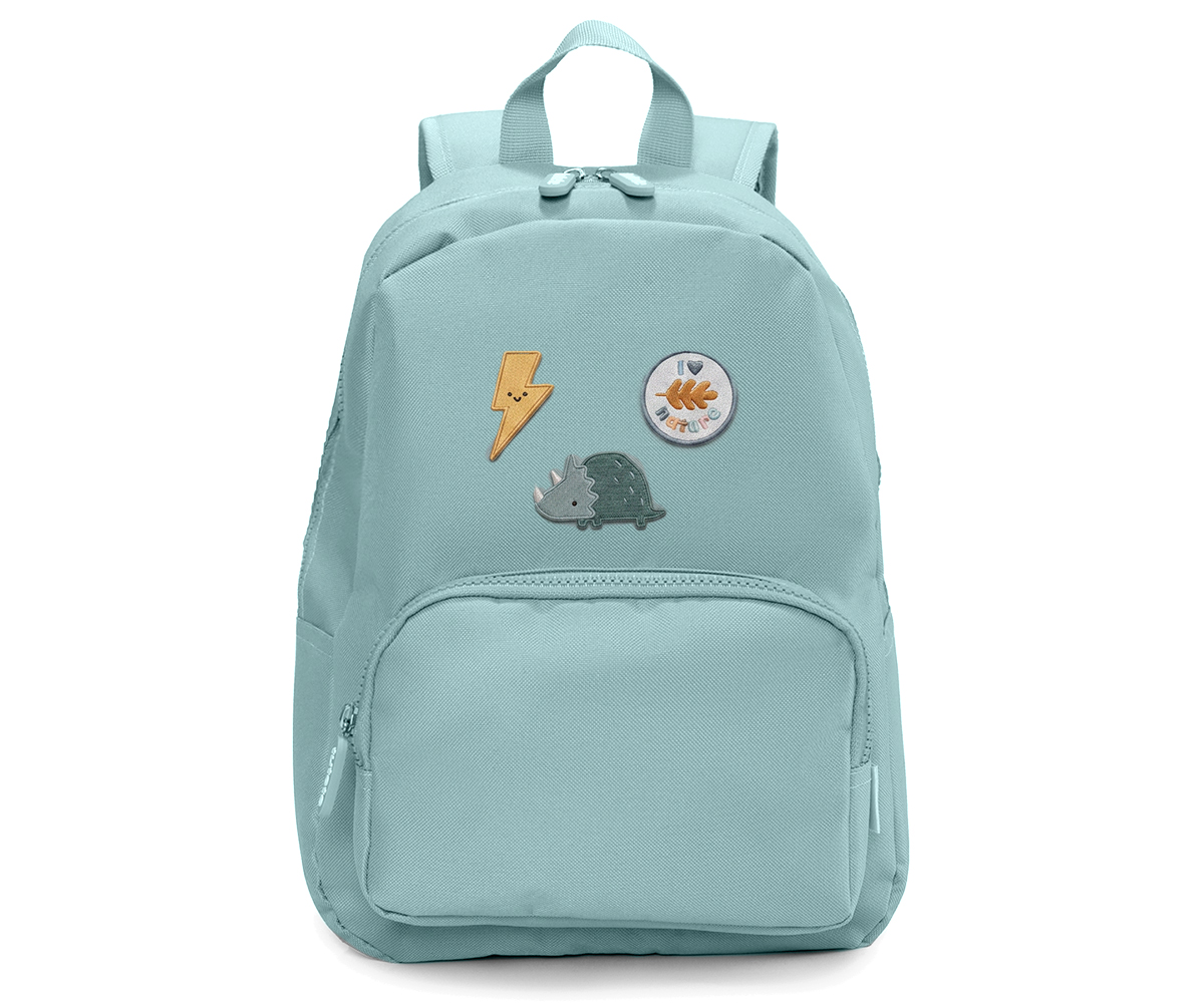Mochila Solid Color Green + 6 Parches Autodhesivos Tutete